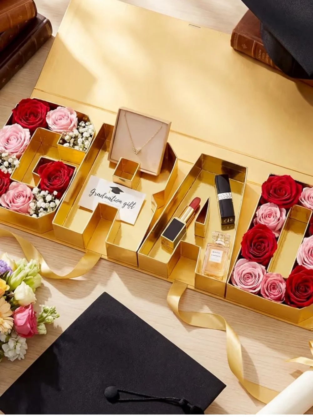 Gold Celebration Gift Box - Premium Party Treats NWT